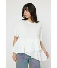 日本直送Rode Crown Pigment Frile Docking Tops Rode Crown(Rakuten Fashion)