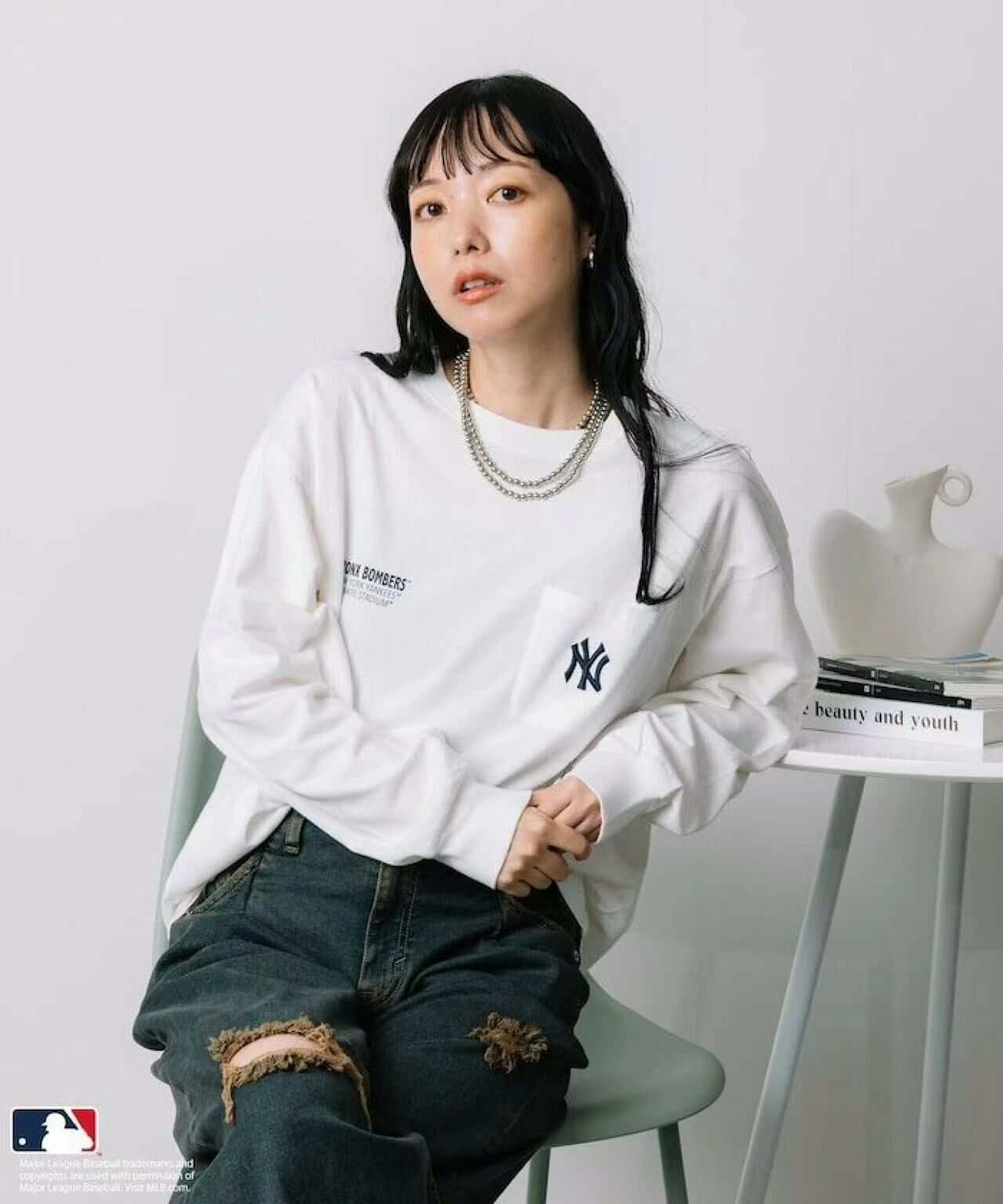 MLB Pocket Long Sleeve T-Shirt Nya醬外貿服飾 (大廠)