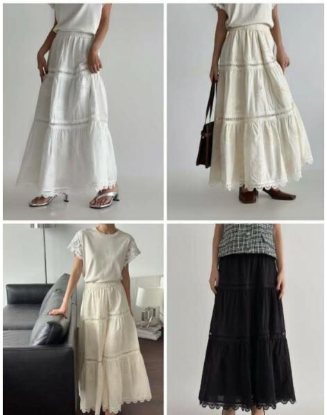 韓國直送Boho Elegance Skirt MARIEMARIE