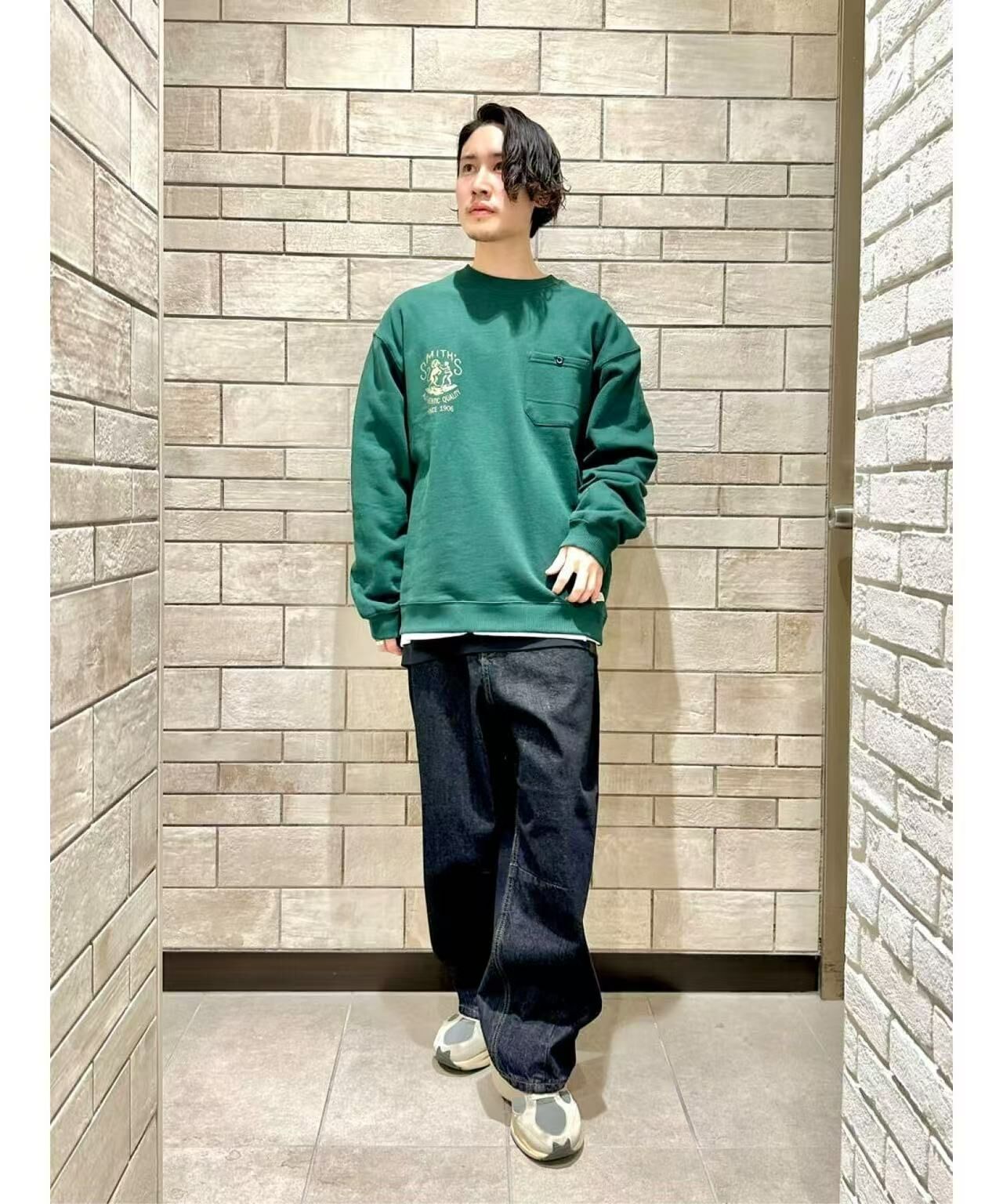 日本直送SMITH'S  Print Pocket Sweatshirt