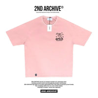 韓國直送 2ND ARCHIVE Monthly Cat Crayon Tee HLY & CHOCCICO