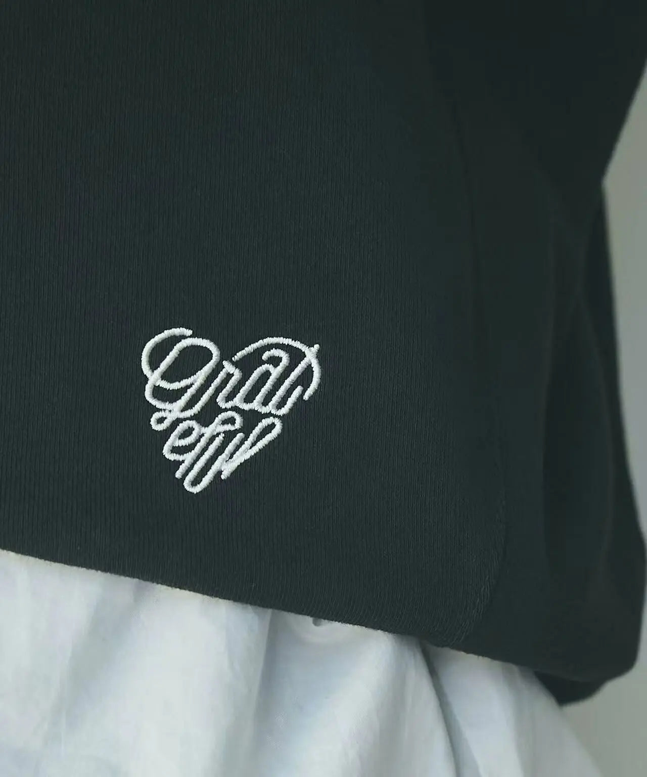 日本直送Coen heart motif embroidered sweatshirt HANNA