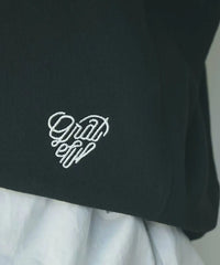 日本直送Coen heart motif embroidered sweatshirt HANNA