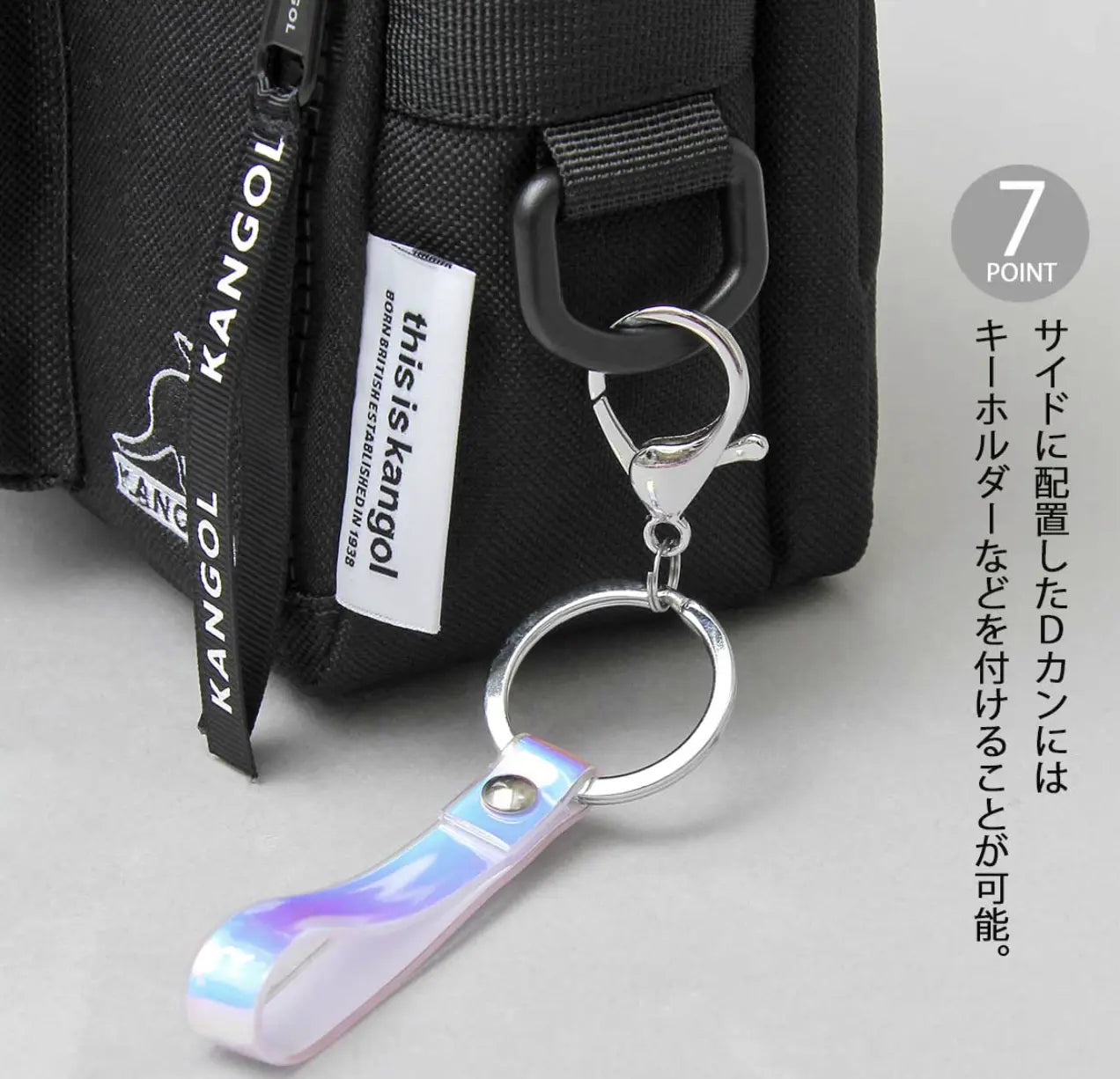 日本直送Kangol 2L Layer Type Square Shoulder Bag kangol (Rakuten)