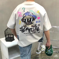 韓國直送 2ND ARCHIVE Pug Crayon Tee HLY & CHOCCICO