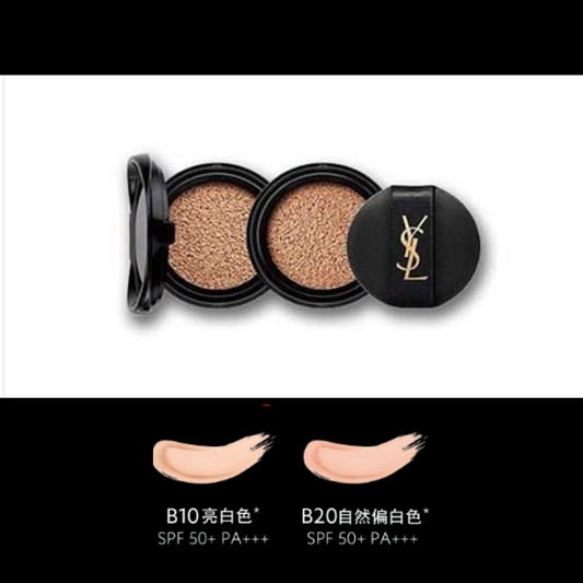 YSL 昇級版輕透無重羽毛皮革氣墊粉底  14g  SPF50/PA+++ (B10/ B20 ) 免稅貨