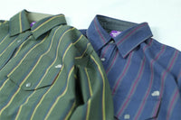 TNF Purple Label Regimental Stripe Field Shirt 紫標間條長䄂恤衫 - HLY & CHOCCICO