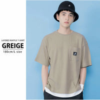日本直送 Kangol Layered Waffle Tee Rode Crown(Rakuten Fashion)