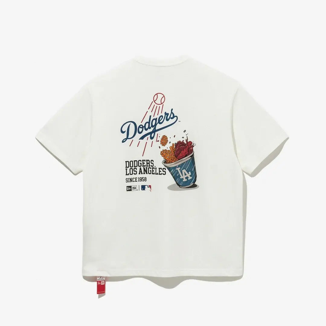 New Era Dodgers Cheer Food  Tee Nya醬外貿服飾 (大廠)