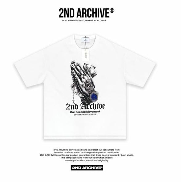 韓國直送🇰🇷 2ND ARCHIVE Fray Tattoo T-shirt -2 Color