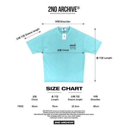【一口價$277/件】🇰🇷韓國直送🇰🇷 2ND ARCHIVE Foam Circle logo Tee- 4 Color APM 537 BOWL