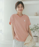 RL 刺繡船領 Tee -4 Color Nya醬外貿服飾 (大廠)206788＃79