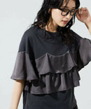 日本直送Bustier Style Layered Ruffle Short Sleeve Tops FREAK'S STORE(Rakuten Fashion)