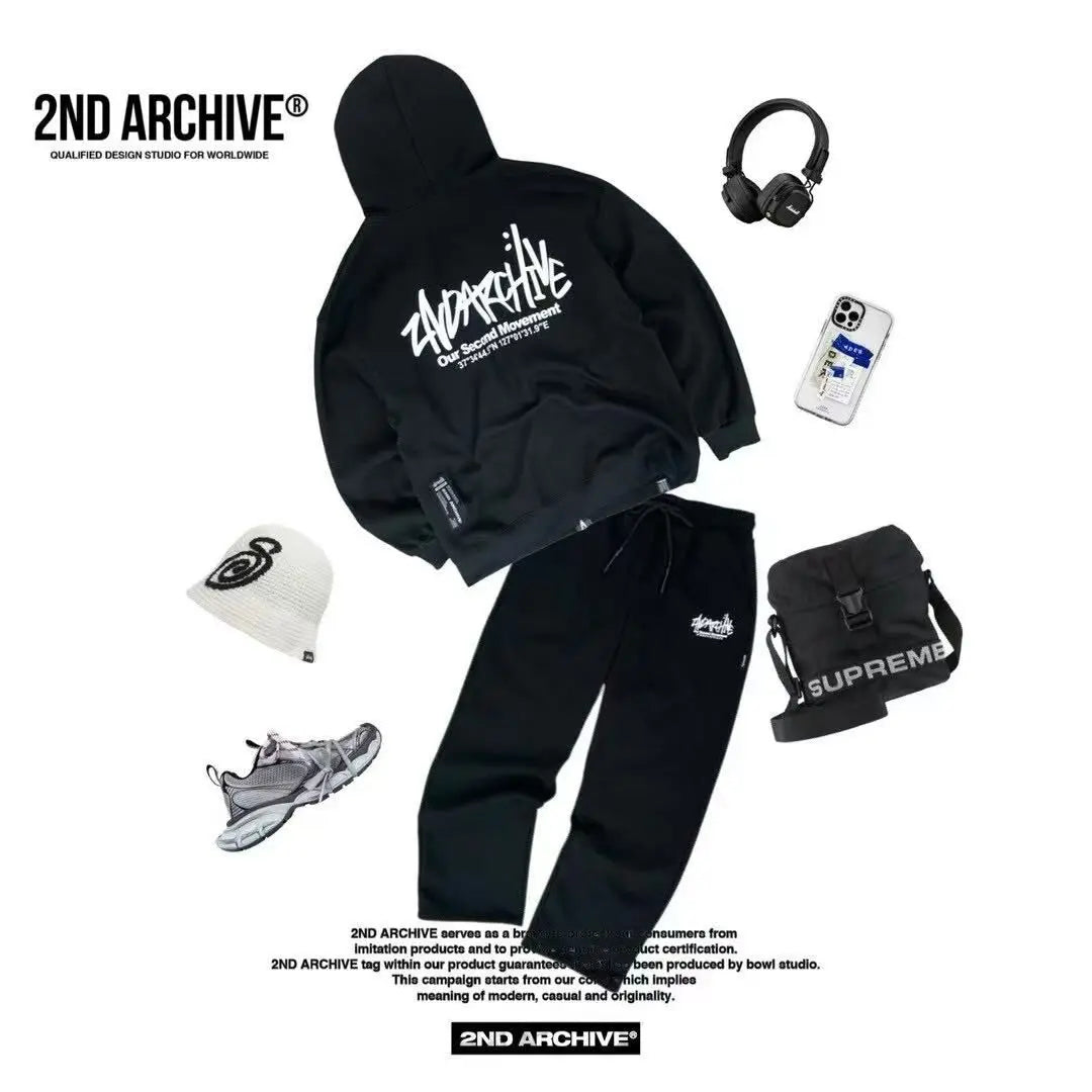 韓國直送🇰🇷 2ND ARCHIVE SG Logo Two Way Hood Zip-up 2ND ARCHIVE