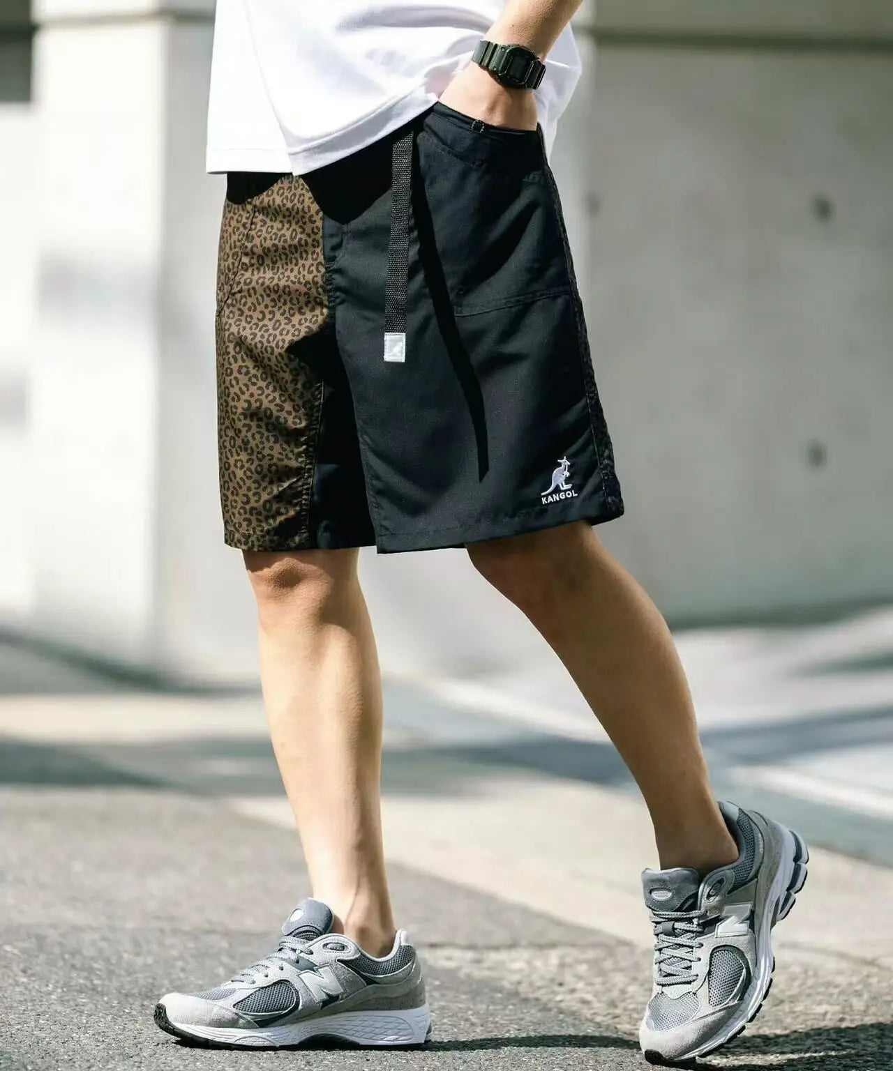 日本直送KANGOL Collaboration Cool Contact Amphibious Climbing Shorts