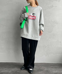 CHUMS OLD BOOBY FACE Logo Print Crew Neck Sweatshirt Nya醬外貿服飾 (大廠)