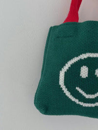【一口價$108/個】🇰🇷韓國直送🇰🇷 Smile Knit Bag (3color) (大廠)