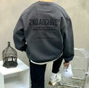 【一口價$345/件】🇰🇷韓國直送🇰🇷 2ND ARCHIVE Logo Embroidered Sweatshirt 2ND ARCHIVE