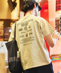 CHUMS 別注 history back print crew neck T-shirt -4 Color Nya醬外貿服飾 (大廠)224783＃85