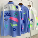 【一口價$399/件】🇰🇷韓國直送🇰🇷 2ND ARCHIVE Half Painting Print Shirt 2ND ARCHIVE
