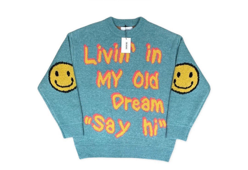 【一口價$418/件】🇰🇷韓國直送🇰🇷 2ND ARCHIVE Smiley Face Elbow Knit Sweater 2ND ARCHIVE