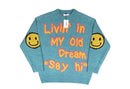 【一口價$418/件】🇰🇷韓國直送🇰🇷 2ND ARCHIVE Smiley Face Elbow Knit Sweater 2ND ARCHIVE