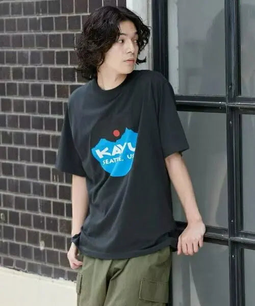 日本直送KAVU  Mount Logo Tee COEN(Rakuten Fashion)
