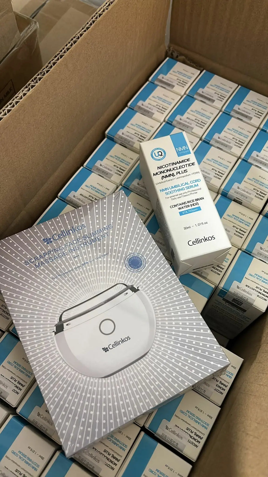 韓國Cellinkos LED彩光EMS導入提拉導入儀套 限定跟Cellinkos NMN 外泌體精華
