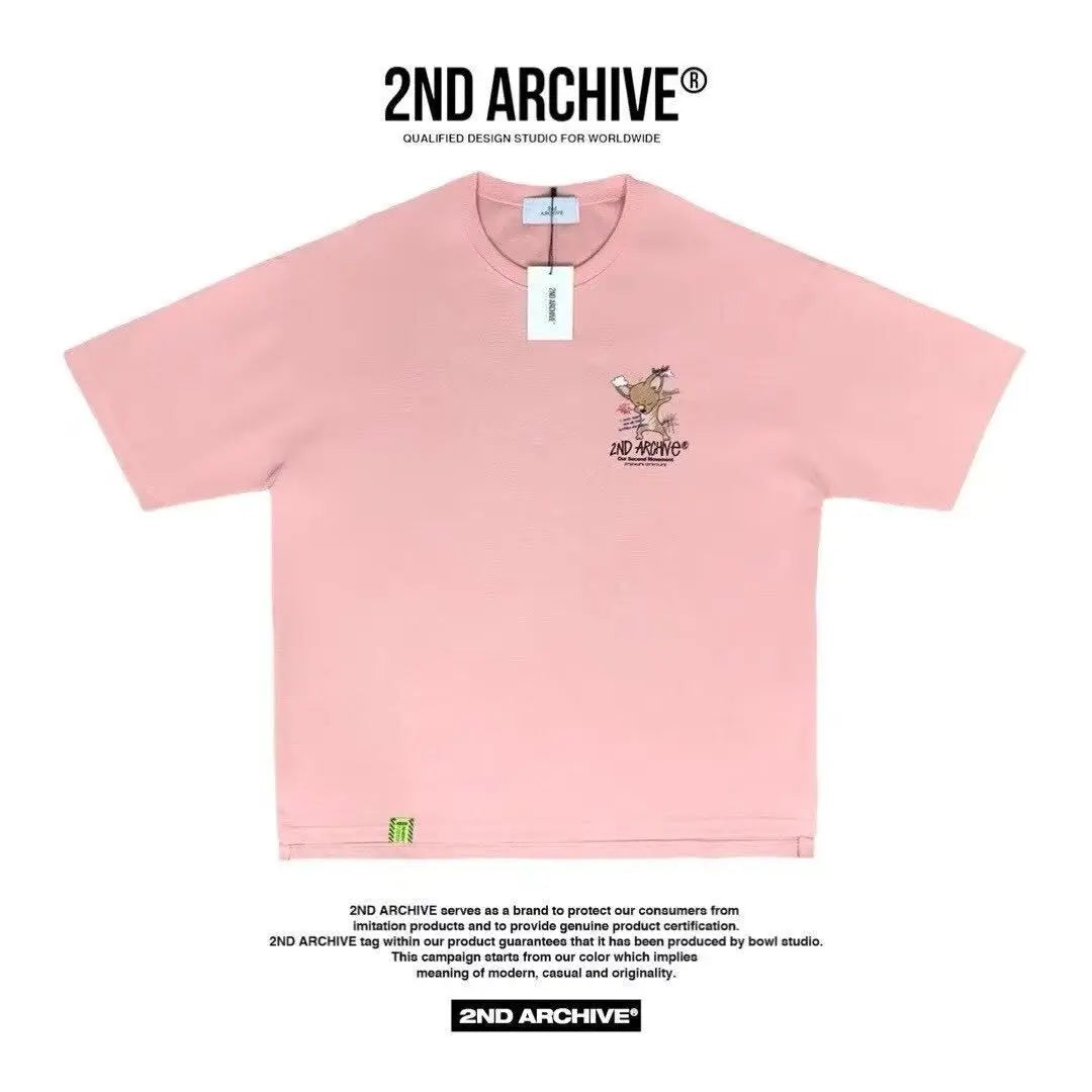 韓國直送 2ND ARCHIVE Fox Logo Tee HLY & CHOCCICO