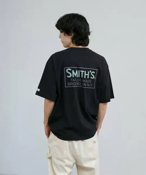 日本直送SMITH'S Bespoke Logo Print Pocket Tee