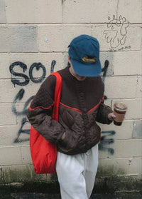 韓國直送Patchwork Quilted Jacket - HLY & CHOCCICO