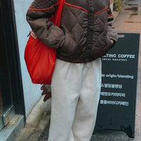 韓國直送Patchwork Quilted Jacket - HLY & CHOCCICO