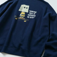 PEANUTS  Charlie Silhouette Back Print  Sweatshirt - HLY & CHOCCICO