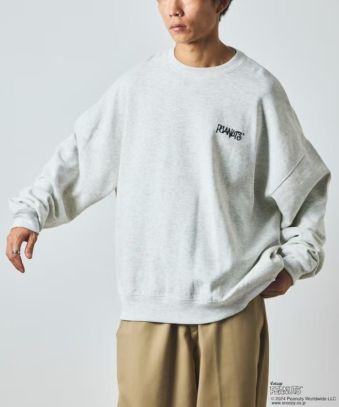 PEANUTS  Charlie Silhouette Back Print  Sweatshirt - HLY & CHOCCICO