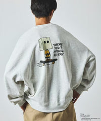 PEANUTS  Charlie Silhouette Back Print  Sweatshirt HLY & CHOCCICO