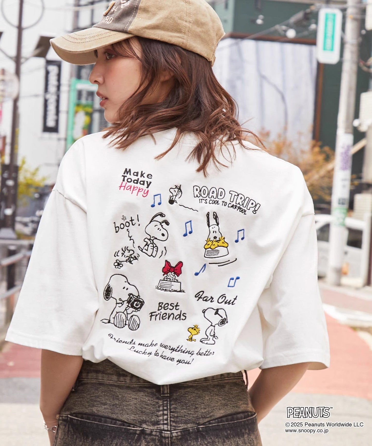 PEANUTS SNOOPY MONO-MART Tee - HLY & CHOCCICO