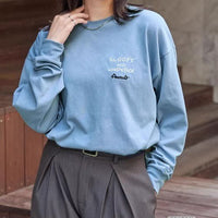 PEANUTS / SNOOPY Vintage Print Oversized Long T-Shirt HLY & CHOCCICO