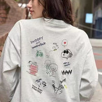 PEANUTS / SNOOPY Vintage Print Oversized Long T-Shirt HLY & CHOCCICO