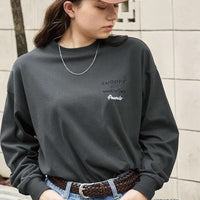 PEANUTS / SNOOPY Vintage Print Oversized Long T-Shirt HLY & CHOCCICO