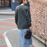 PEANUTS / SNOOPY Vintage Print Oversized Long T-Shirt HLY & CHOCCICO