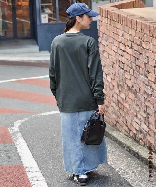 PEANUTS / SNOOPY Vintage Print Oversized Long T-Shirt HLY & CHOCCICO