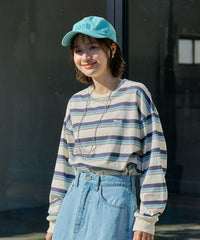 日本直送Penneys x Coen assorted border long sleeve T-shirt - HLY & CHOCCICO