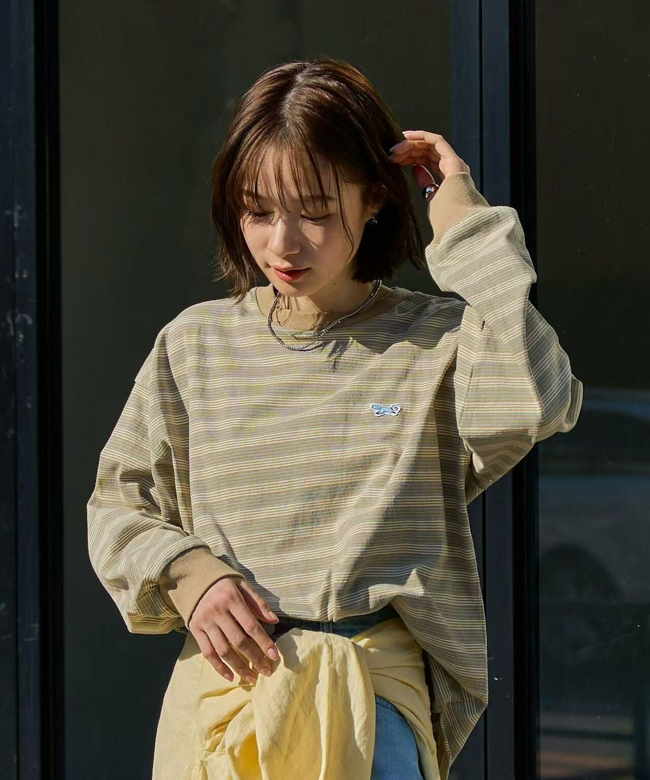 日本直送Penneys x Coen assorted border long sleeve T-shirt - HLY & CHOCCICO