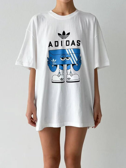 韓國直送Playful Graphic Tee - HLY &amp; CHOCCICO