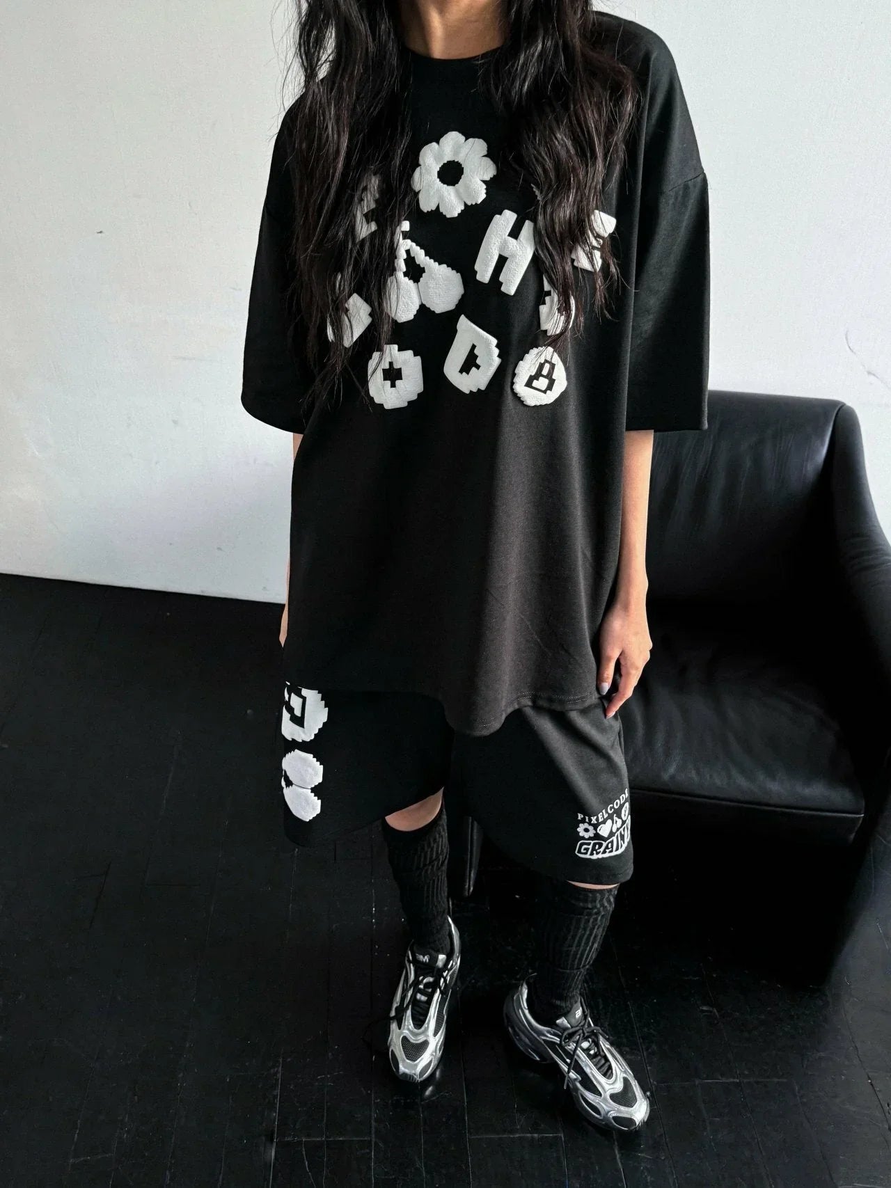 韓國直送 PLUS 82 HIYA Cherry Foam Bunto Tee / short pants - HLY &amp; CHOCCICO
