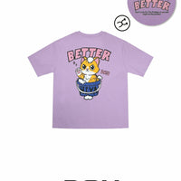 韓國直送 PLUS 82 HIYA Crayon Bubble Cat Short Sleeve - HLY & CHOCCICO