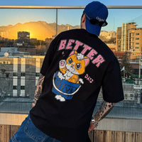 韓國直送 PLUS 82 HIYA Crayon Bubble Cat Short Sleeve - HLY & CHOCCICO
