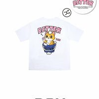 韓國直送 PLUS 82 HIYA Crayon Bubble Cat Short Sleeve - HLY & CHOCCICO