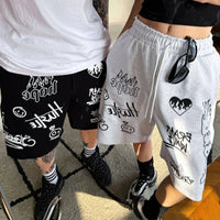 韓國直送 PLUS 82 HIYA Firework Graffiti Shorts - HLY & CHOCCICO