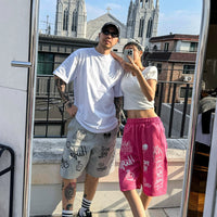 韓國直送 PLUS 82 HIYA Firework Graffiti Shorts - HLY & CHOCCICO